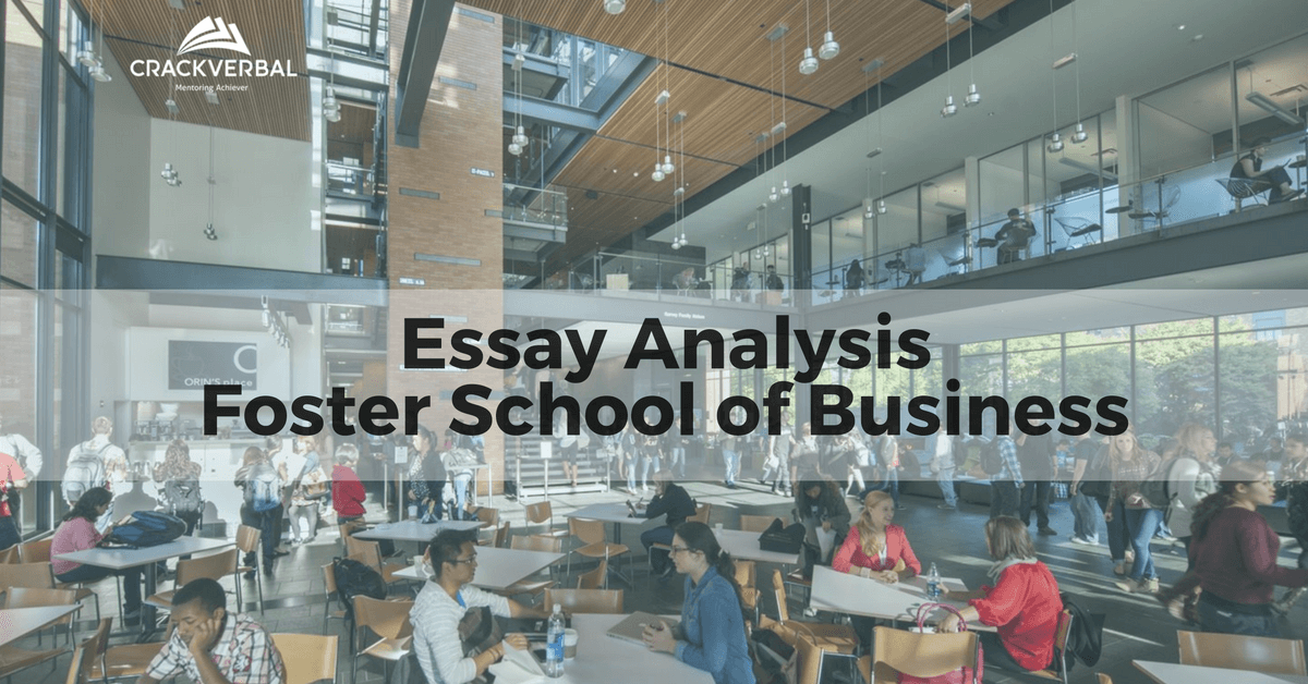 foster mba essays